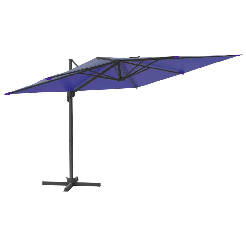 Vidaxl Floating parasol with aluminum pole 400x300 cm azure blue