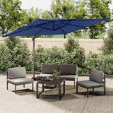 Vidaxl flytende parasol med dobbelttak 300x300 cm Azure Blue