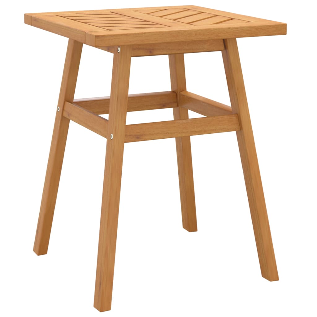 Vidaxl bijzettafel 45x45x60 cm massief acaciahout