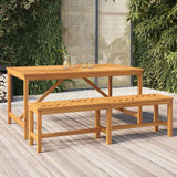 Vidaxl tuintafel 150x90x74 cm massief acaciahout