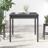 Vidaxl tuintafel 82,5x82,5x76 cm massief grenenhout grijs