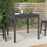 Vidaxl tuintafel 82,5x82,5x76 cm massief grenenhout grijs