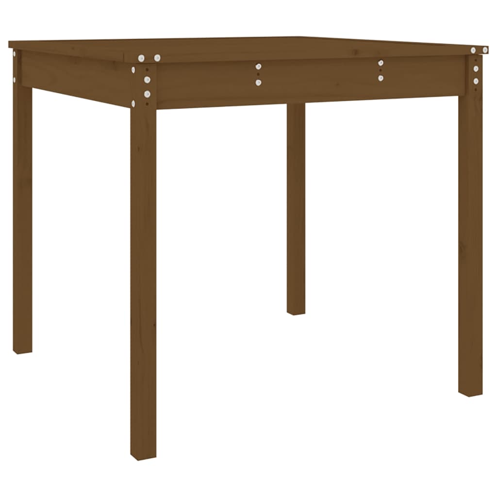 Vidaxl tuintafel 82,5x82,5x76 cm massief grenenhout honingbruin
