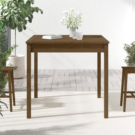 Vidaxl tuintafel 82,5x82,5x76 cm massief grenenhout honingbruin