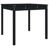 Vidaxl tuintafel 82,5x82,5x76 cm massief grenenhout zwart