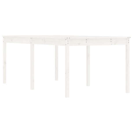 Vidaxl tuintafel 203,5x100x76 cm massief grenenhout wit