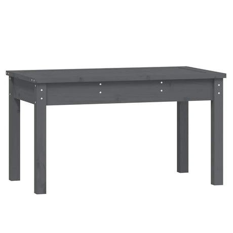 Vidaxl tuinbank 80x44x45 cm massief grenenhout grijs