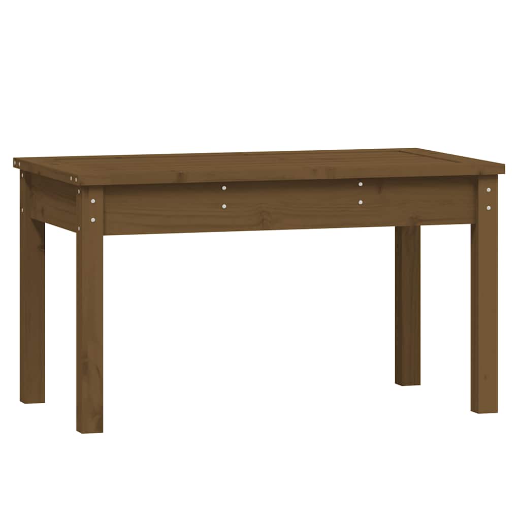 Vidaxl tuinbank 80x44x45 cm massief grenenhout honingbruin