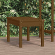 Vidaxl tuinbank 80x44x45 cm massief grenenhout honingbruin