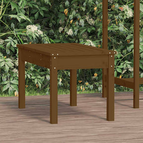 Vidaxl tuinbank 80x44x45 cm massief grenenhout honingbruin