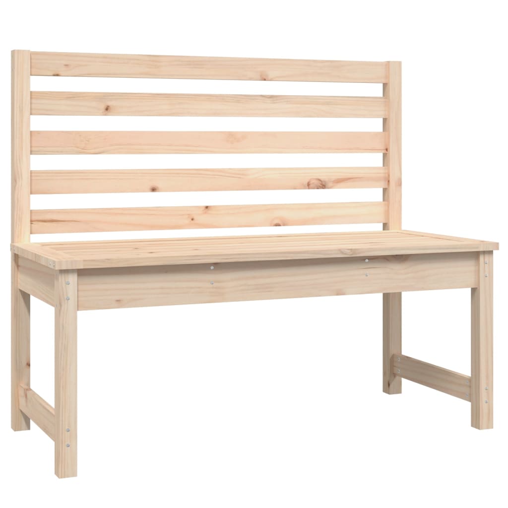 Vidaxl tuinbank 109 cm massief grenenhout