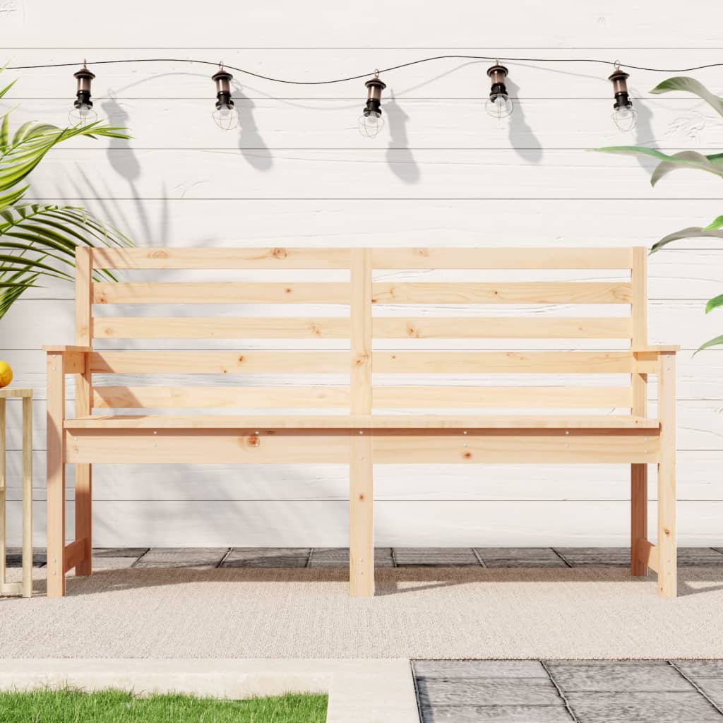 Vidaxl tuinbank 159,5x48x91,5 cm massief grenenhout