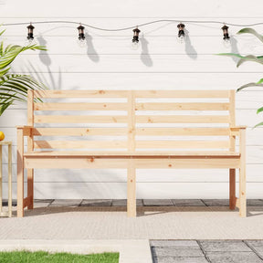 Vidaxl tuinbank 159,5x48x91,5 cm massief grenenhout