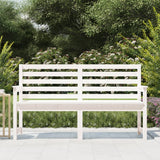 Vidaxl tuinbank 159,5x48x91,5 cm massief grenenhout wit