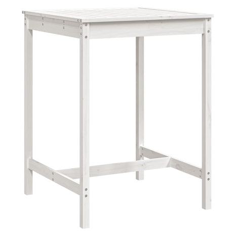 Vidaxl tuintafel 82,5x82,5x110 cm massief grenenhout wit