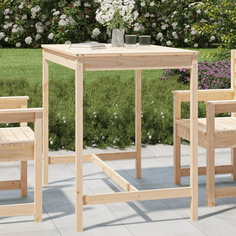Vidaxl tuintafel 121x82,5x110 cm massief grenenhout