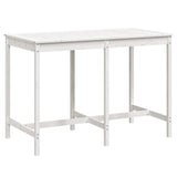 Vidaxl tuintafel 159,5x82,5x110 cm massief grenenhout wit