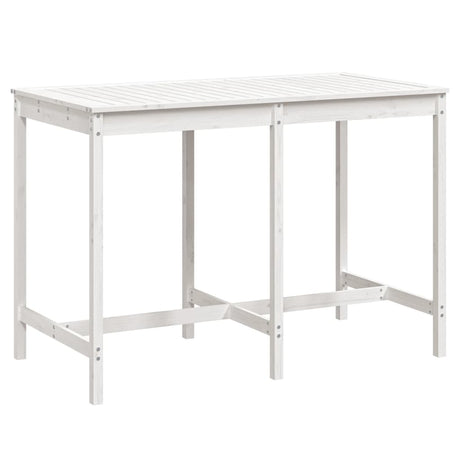 Vidaxl tuintafel 159,5x82,5x110 cm massief grenenhout wit