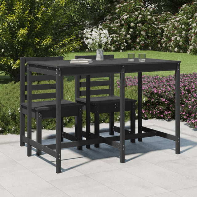 Vidaxl tuintafel 159,5x82,5x110 cm massief grenenhout grijs