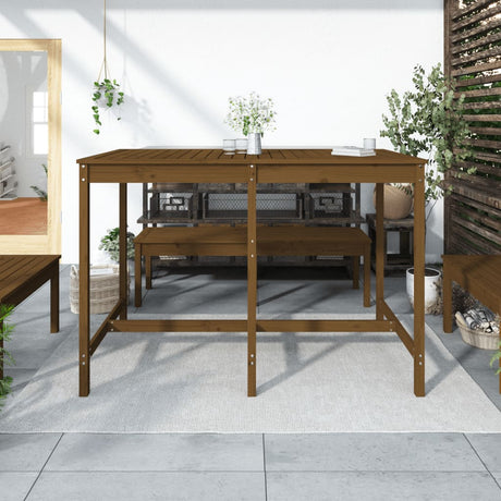 Vidaxl tuintafel 159,5x82,5x110 cm massief grenenhout honingbruin