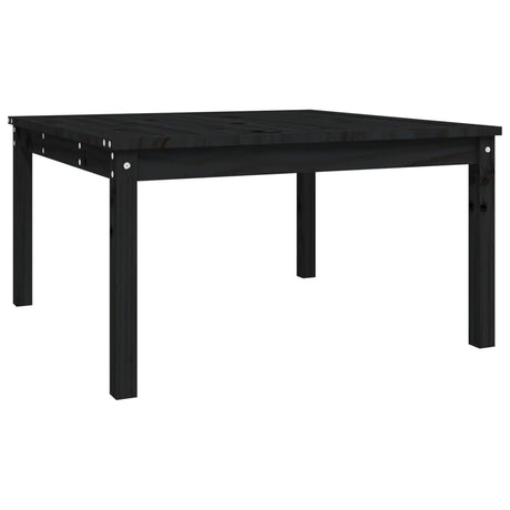 Vidaxl tuintafel 82,5x82,5x45 cm massief grenenhout zwart