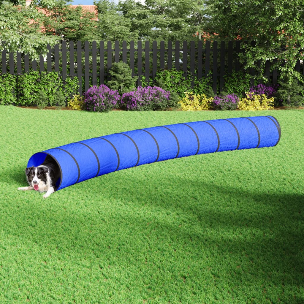 Vidaxl dog tunnel Ø 55x500 cm polyester blue