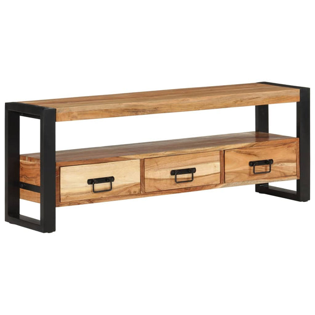 Vidaxl tv-meubel 120x30x45 cm massief acaciahout