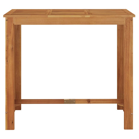 Vidaxl tuinbartafel 120x60x105 cm massief acaciahout