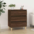 Vidaxl dressoir 60x35x70 cm bewerkt hout bruin eikenkleur