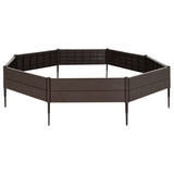 Vidaxl Planter recaudado 120x120x20 cm de polipropeno