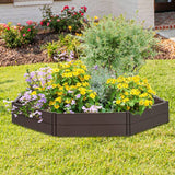 Vidaxl Planter recaudado 120x120x20 cm de polipropeno