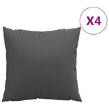 Vidaxl Sofa Puder 4 PCS 40x40 cm stof Anthracite -farvet