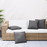 Vidaxl Sofa Puder 4 PCS 40x40 cm stof Anthracite -farvet