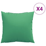 Vidaxl bankkussens 4 st 40x40 cm stof groen