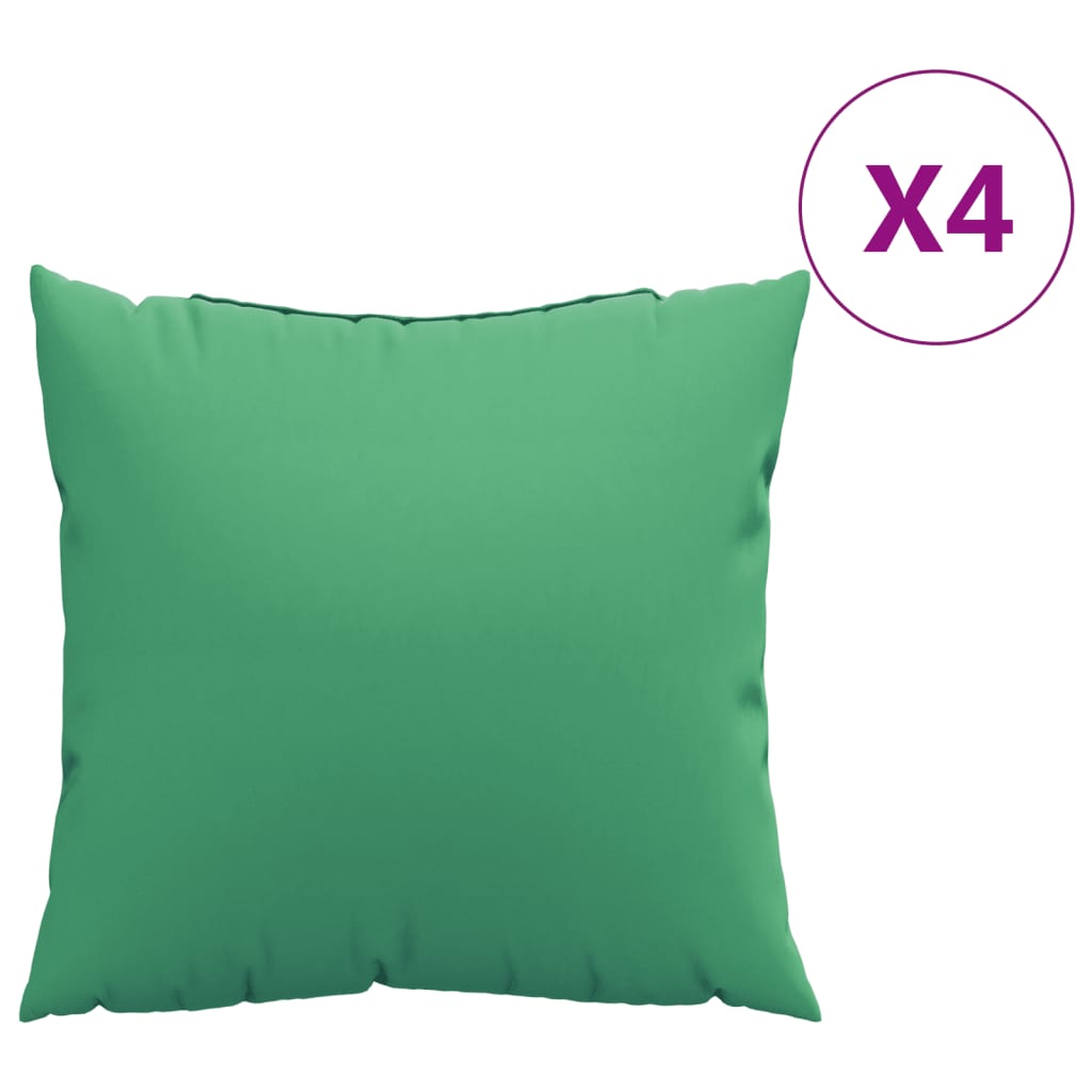 Vidaxl Sofa cushions 4 st 50x50 cm Fabric green