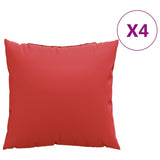 Vidaxl Sofa cushions 4 st 50x50 cm Fabric red