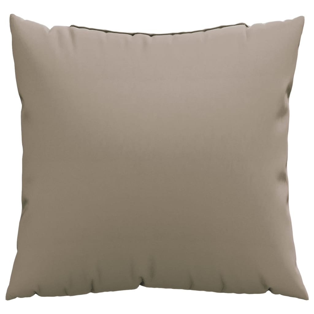 Coussins de canapé vidaxl 4 pcs 60x60 cm tissu taupe