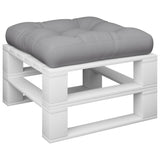 Vidaxl palletkussen 50x50x12 cm stof grijs
