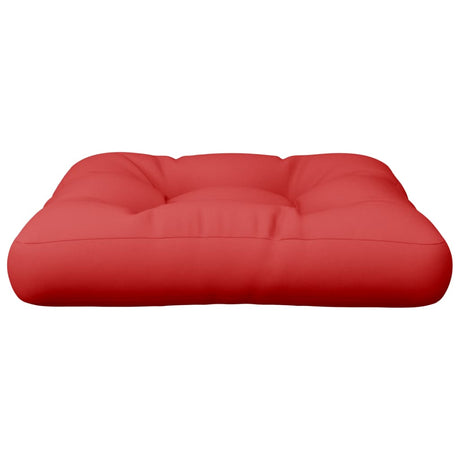 Vidaxl palletkussen 50x50x12 cm stof rood