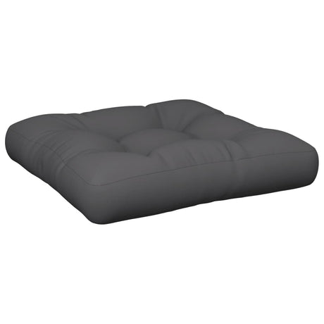 Vidaxl palletkussen 60x60x12 cm stof antracietkleurig