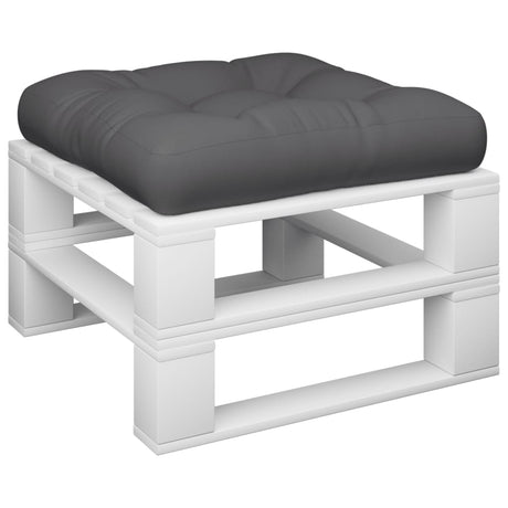 Vidaxl palletkussen 60x60x12 cm stof antracietkleurig