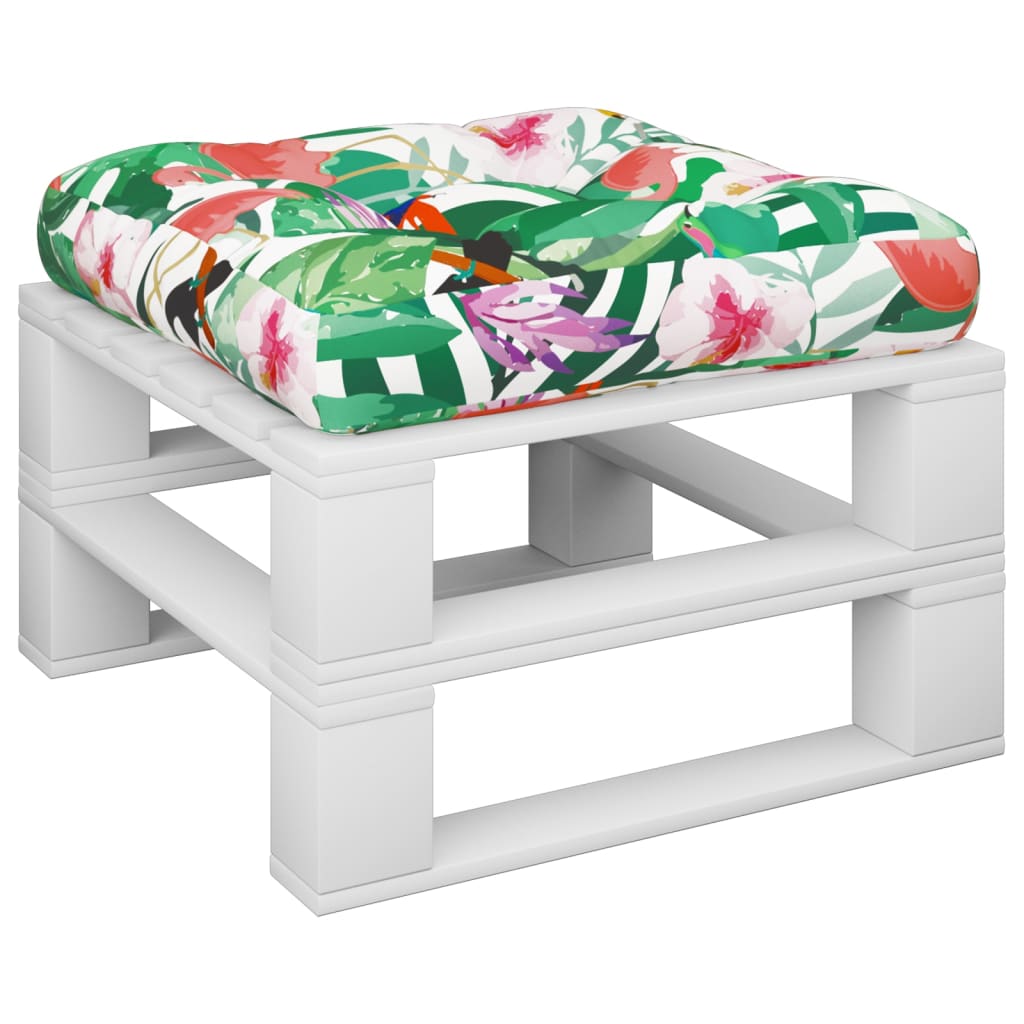 Vidaxl palletkussen 60x60x12 cm stof meerkleurig