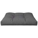 Vidaxl palletkussen 70x70x12 cm stof antracietkleurig
