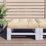 Vidaxl palletkussen 70x70x12 cm beige