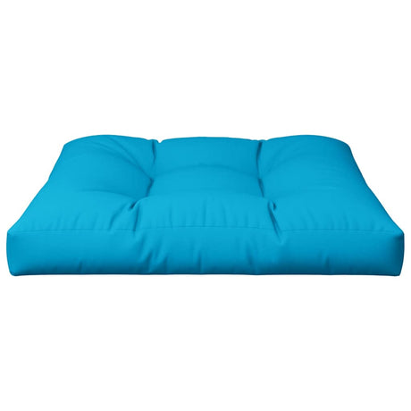 Vidaxl palletkussen 70x70x12 cm stof blauw