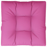Vidaxl palletkussen 70x70x12 cm stof roze
