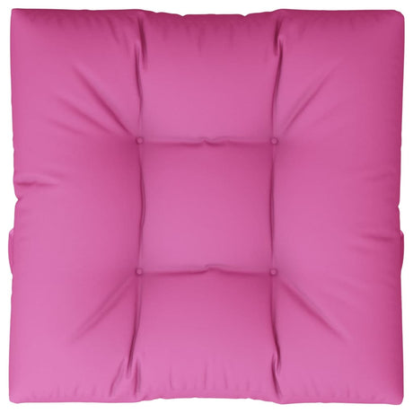 Vidaxl palletkussen 70x70x12 cm stof roze