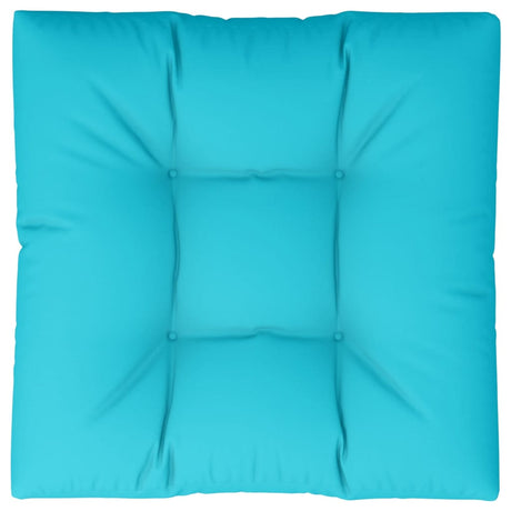 Vidaxl palletkussen 70x70x12 cm stof turquoise