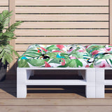 Vidaxl palletkussen 80x80x12 cm stof meerkleurig