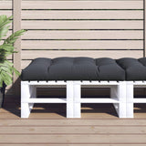 Vidaxl palletkussen 120x80x12 cm stof antracietkleurig
